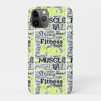Fitness Motivation Typography Design Case-Mate iPhone Case