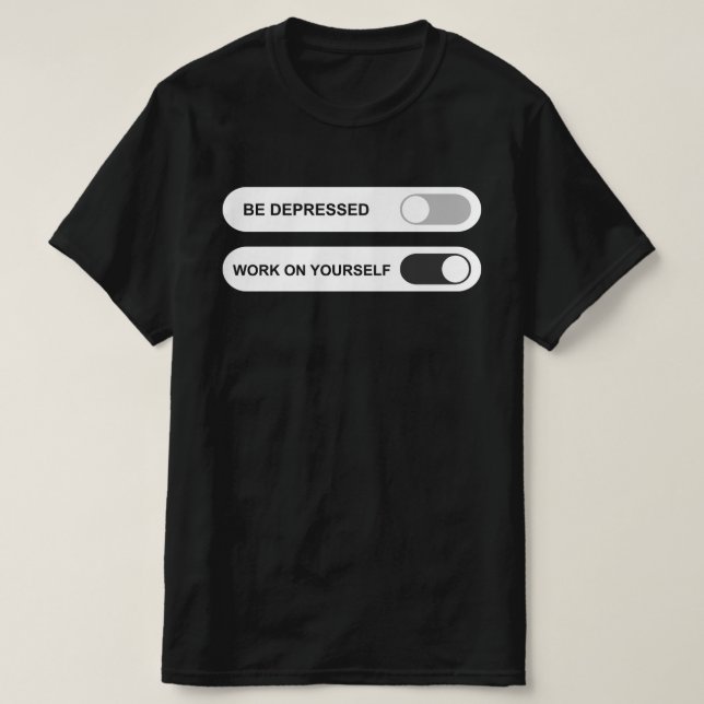 Fitness Motivation Workout T-Shirt (Design Front)