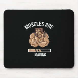 Fitness Muscle Loading Bullock Ox Sport Gym Mouse Pad