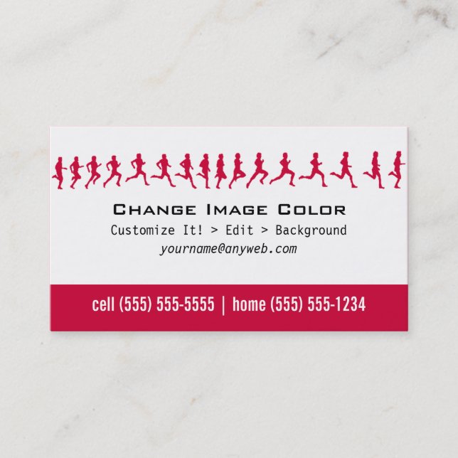 Fitness - Personal Business Card (Front)