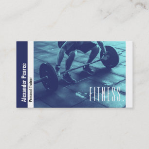Fitness Personal Trainer   Active Sports Business Card