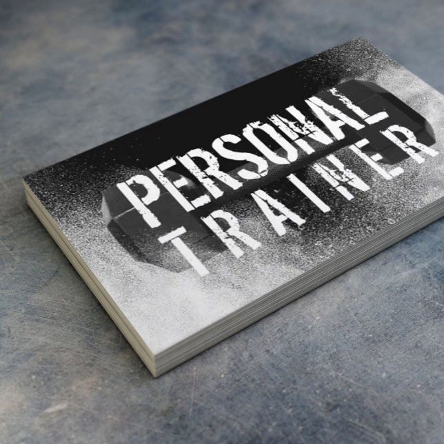 Fitness Personal Trainer Bodybuilder Business Card (Creator Uploaded)