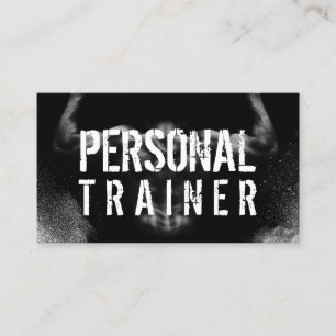 Fitness Personal Trainer Bodybuilder Professional Business Card