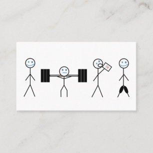 Fitness Personal Trainer Coach Business Card