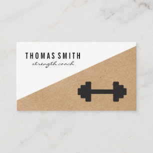 Fitness Personal Trainer Coach Business Card
