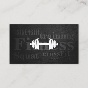 Fitness Personal Trainer Professional Business Card