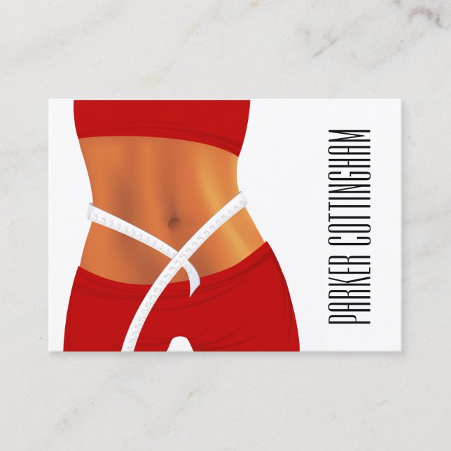 Fitness - Personal Trainer - SRF Business Card (Front)
