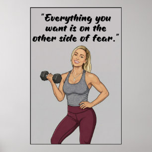 Fitness Quotes Poster