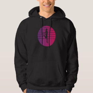 Fitness Roping Sunset Jumping Rope Skipping Women Hoodie