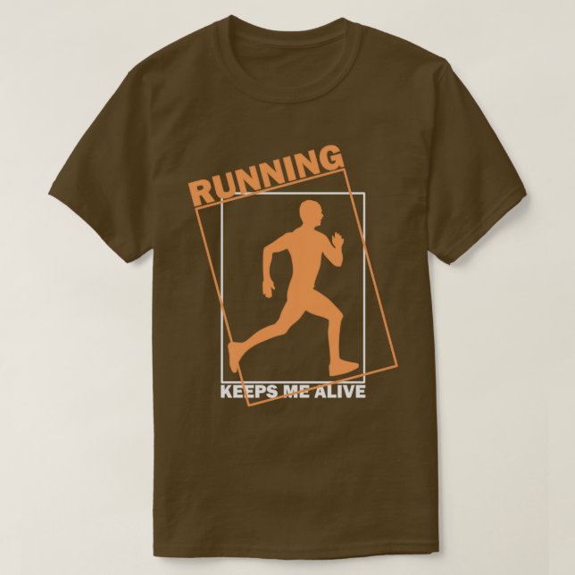 Fitness runner jogging go run T-Shirt (Design Front)