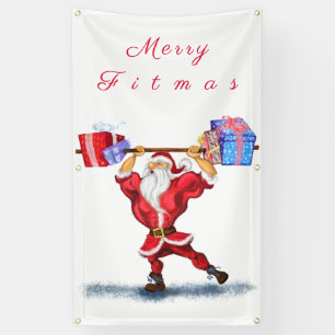 Fitness Santa Banner