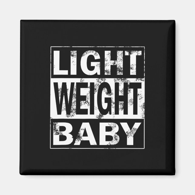 Fitness Saying Kraftsport - Light Weight Ba  Magnet (Front)