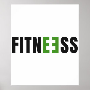 Fitness - Strengh - Gym Life - Working Out - Yoga Poster