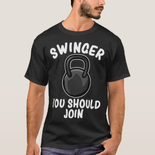 Fitness Swinger Kettlebell Workout T-Shirt