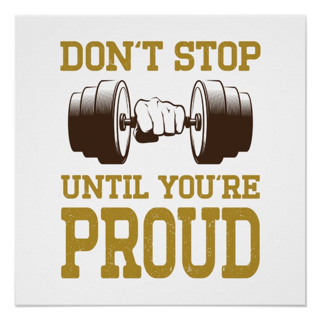 Fitness T-Shirt |Motivational Shirts | Workout Poster (Front)