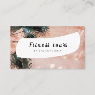 Fitness Tours Business Card