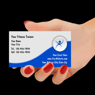 Fitness Trainer Business Cards
