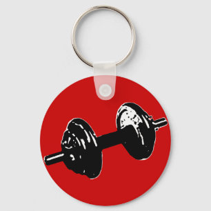 fitness weight key ring