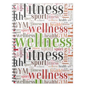 Fitness words notebook