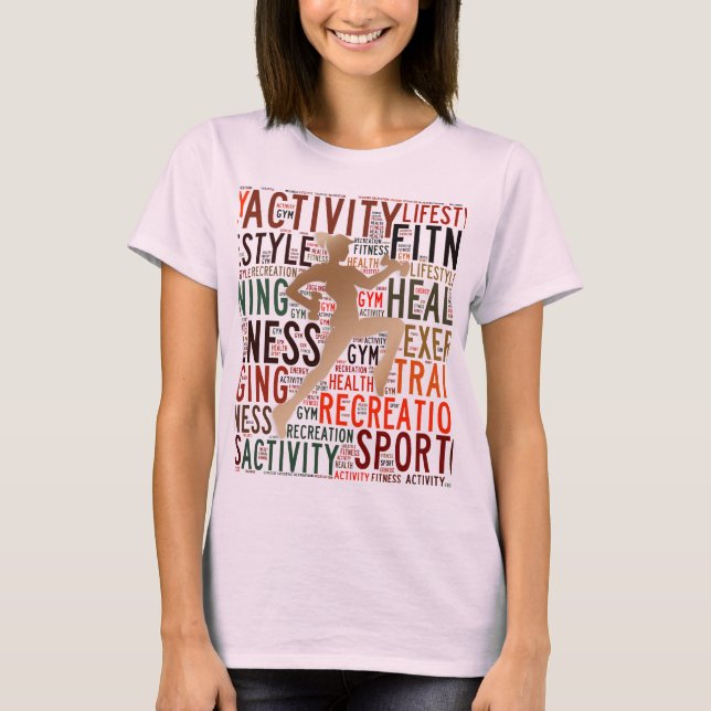 Fitness words T-Shirt (Front)