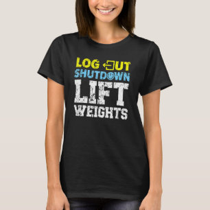 Fitness Workout Bodybuilder Gym Instructor Weightl T-Shirt