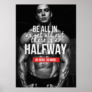 Fitness Workout Gym Motivation Poster