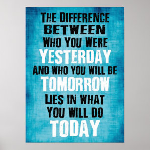 Fitness Workout Gym Motivational Poster