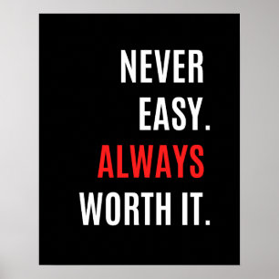 Fitness Workout Gym quote motivational Poster