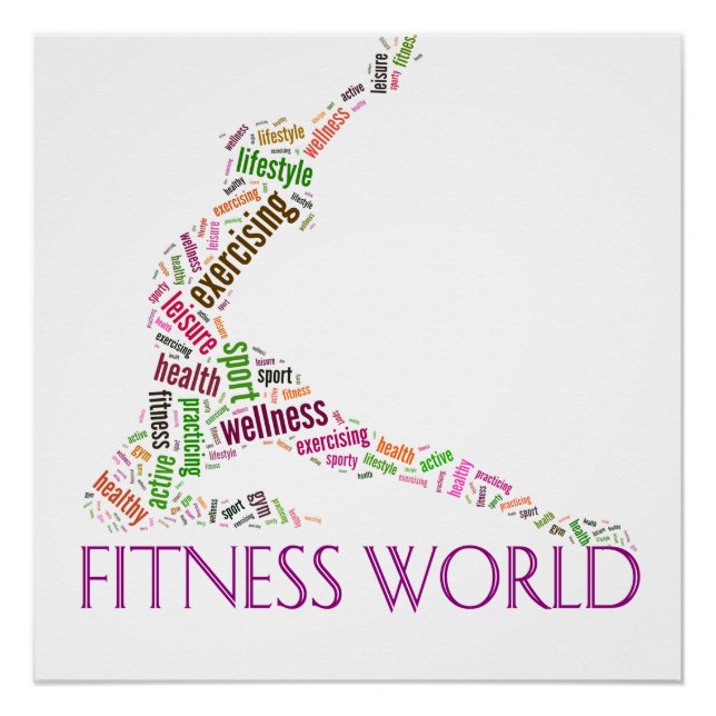 Fitness world poster (Front)