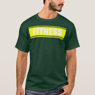 Fitness Yellow Gym Fitness Workout Gym Saying Moti T-Shirt