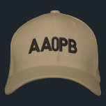 Fitted Hat with Call Sign<br><div class="desc">Fitted hat with call sign on the front and last name on the back.</div>