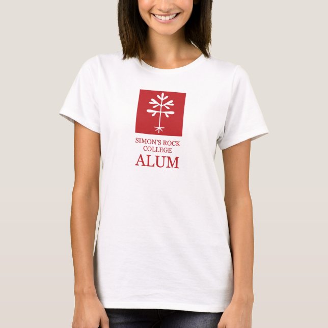 Fitted "SRC Alum" Tee in Red (Front)