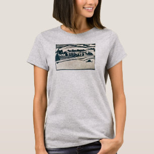 Fitted Tee with 1960's Blodgett House Print