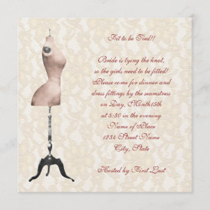 Fitting Bridal Shower Invitation