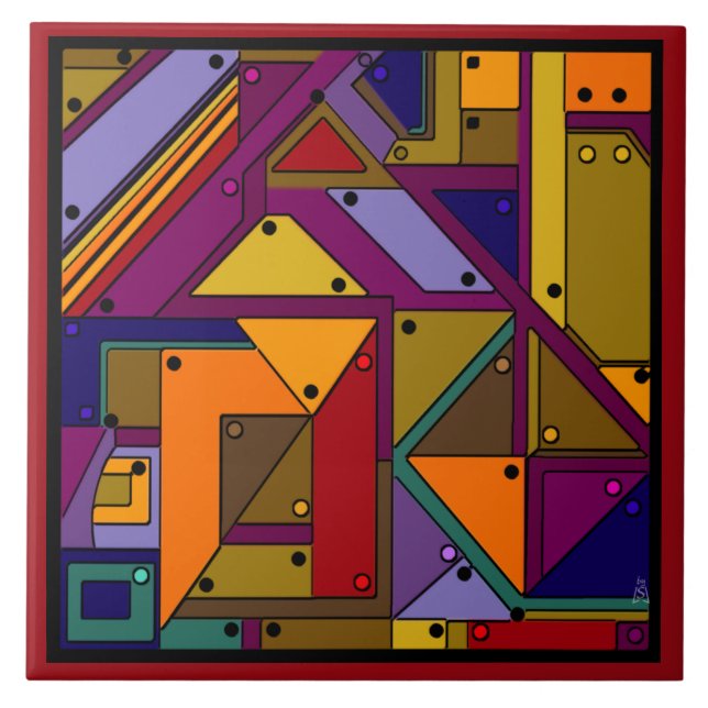 Fitting In (Ceramic Tile) Tile (Front)