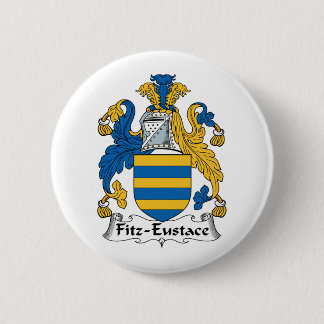 Fitz-Eustace Family Crest 6 Cm Round Badge