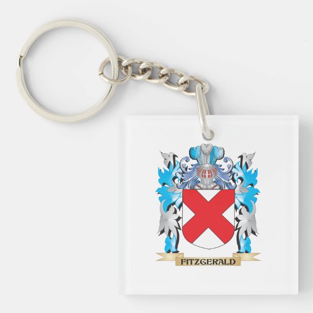 Fitzgerald Coat of Arms - Family Crest Key Ring (Front)