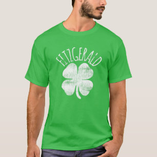 Fitzgerald Family Name Matching St. Patrick's Day T-Shirt