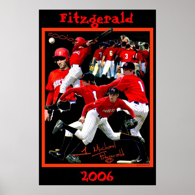 Fitzgerald Freshman Baseball Poster (Front)