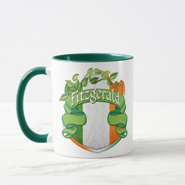 Fitzgerald Irish Shield Mug (Left)