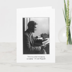 Fitzgerald "That's the beginning" Greeting Card