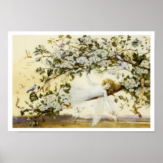 Fitzgerald's "Ariel" - Vintage Print