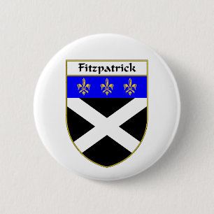 Fitzpatrick Coat of Arms/Family Crest 6 Cm Round Badge