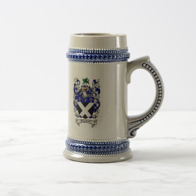 FITZPATRICK FAMILY CREST -  FITZPATRICK CREST BEER STEIN (Right)