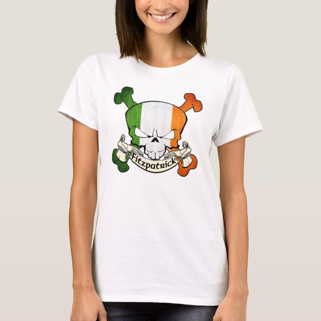 Fitzpatrick Irish Skull T-Shirt (Front)