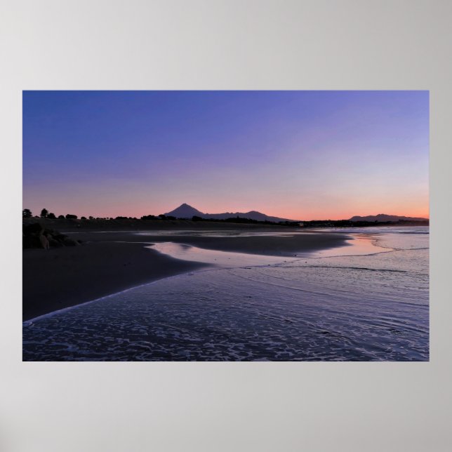 Fitzroy Beach Sunset Poster (Front)