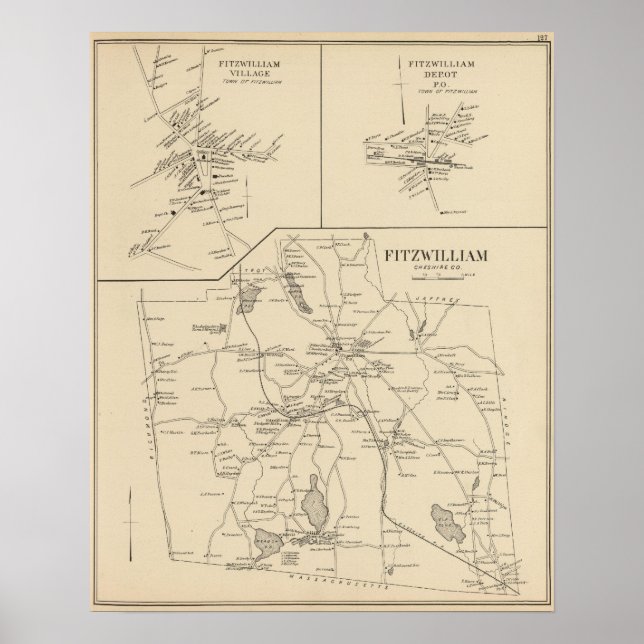 Fitzwilliam, Cheshire Co Poster (Front)