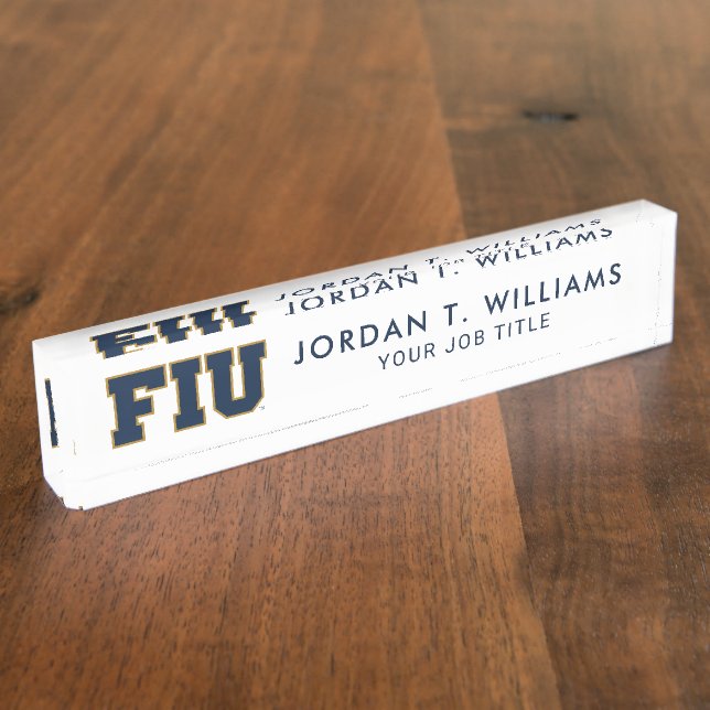 FIU NAMEPLATE (Side)