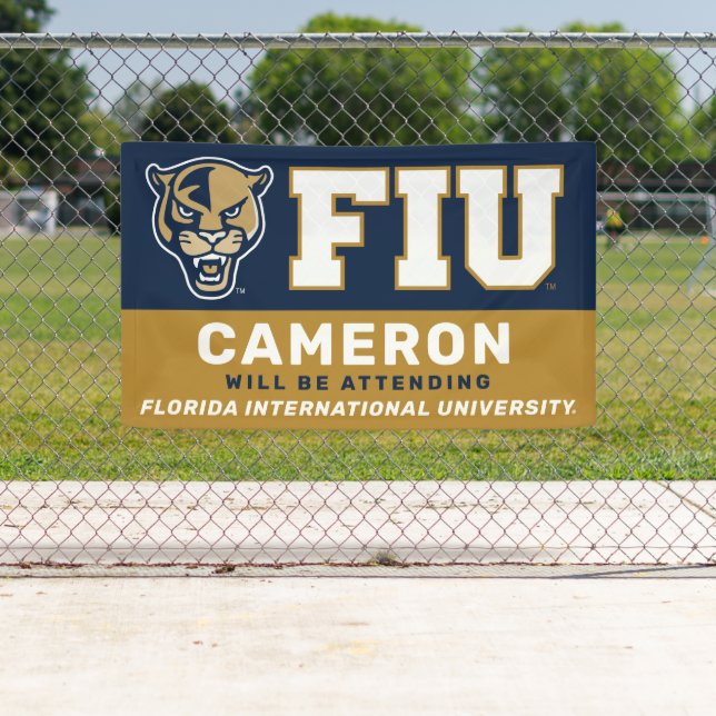 FIU Panther Head Banner (Insitu)