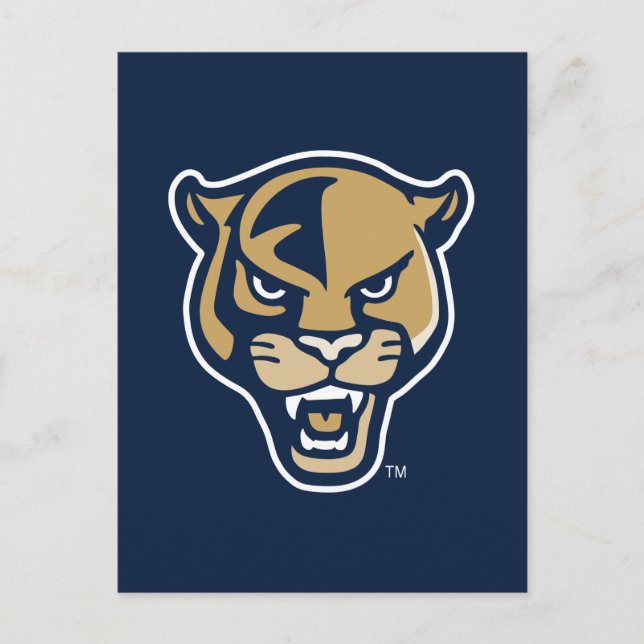 FIU Panther Head Invitation Postcard (Front)
